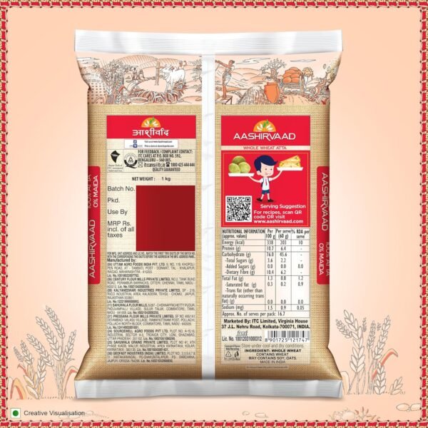 Aashirvaad Superior MP Atta, 1kg - Image 4