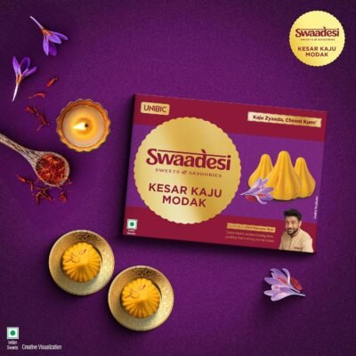 Unibic Swaadesi Kesar Kaju Modak