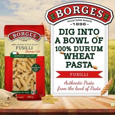 Borges Fusilli Pasta - 500 gm