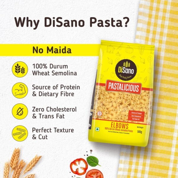 DISANO Elbows Pasta - 100% Durum Wheat - Image 3