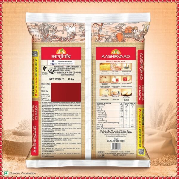 Aashirvaad Shudh Chakki Atta - 10kg Pack - Image 4