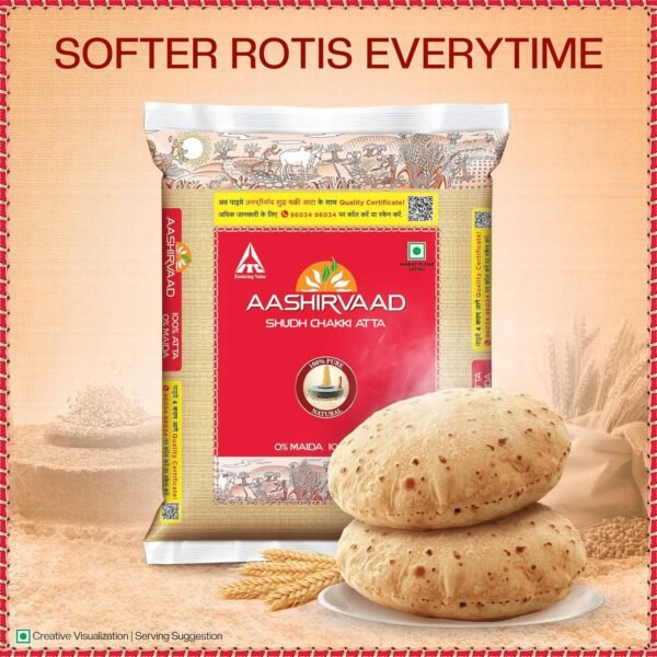 Aashirvaad Shudh Chakki Atta - 10kg Pack - Image 5