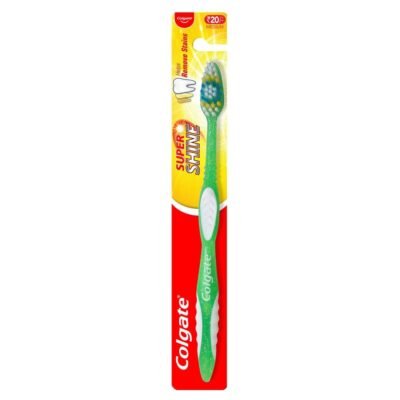 Colgate Super Shine Toothbrush - Medium [Pack of 12]