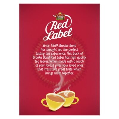 Red Label Brooke Bond Tea Leaf,1 Kg,Ginger Tea,Basil,Cardamom,Ginger