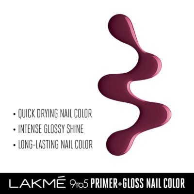LAKMÉ 9To5 Primer Gloss Nail Colour - Desert Rose
