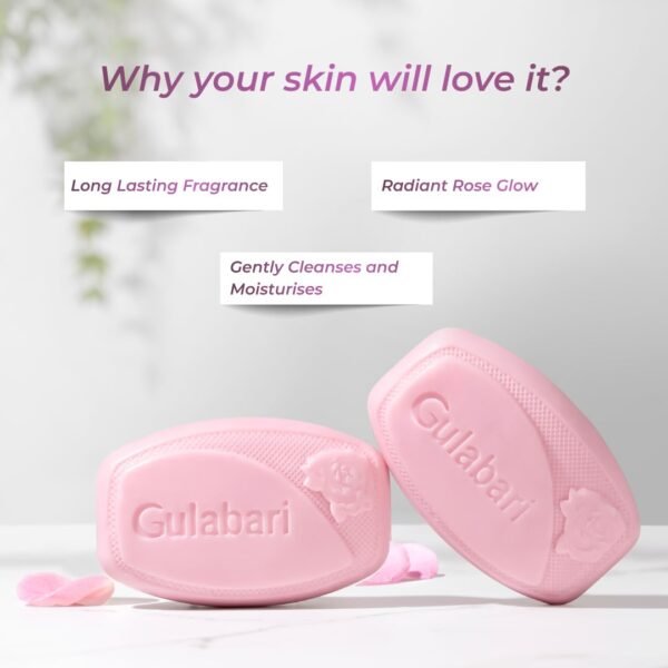 51kr+9eTqLL._SL1080_ Dabur Gulabari Pure Rose Soap - Pack of 4