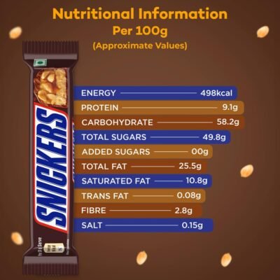 Snickers Peanut Chocolate Bar Pack of 32