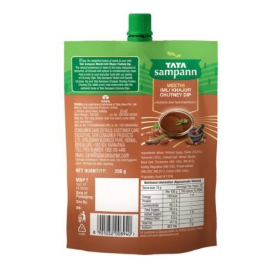 Tata Sampann Meethi Imli Khajur Chutney Dip