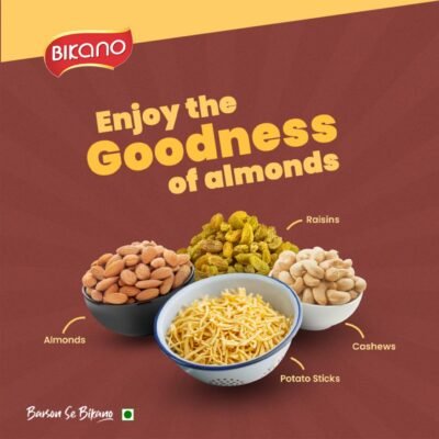 Bikano Badam Lachha - Nutty Cashews