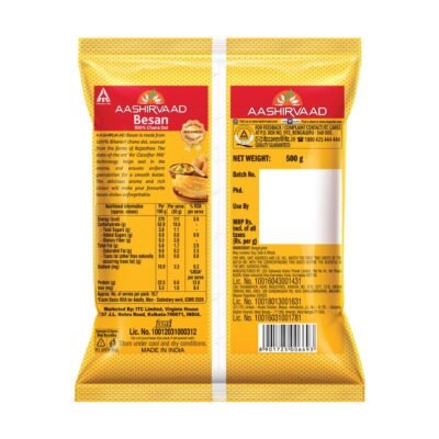 Aashirvaad, 100% Bikaneri Chana Dal Besan, 500 g