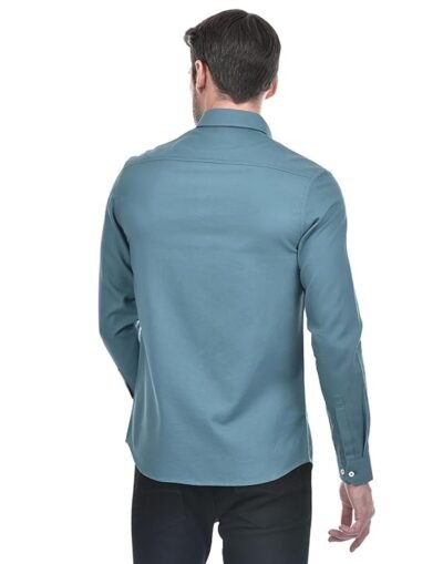 Numero Uno Men's Solid Turquoise Shirt