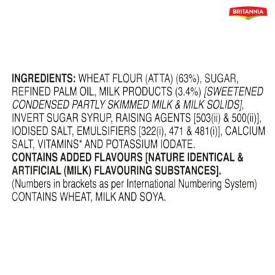 Britannia Milk Bikis Biscuits Pouch(Weight May Vary),280/190.5 Gm