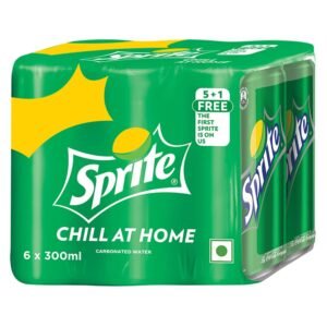 Sprite Lemon-Lime Cold Drink, 300ml (Pack of 6)