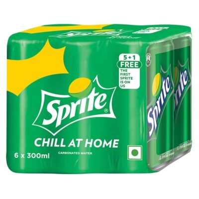 Sprite Lemon-Lime Cold Drink, 300ml (Pack of 6)