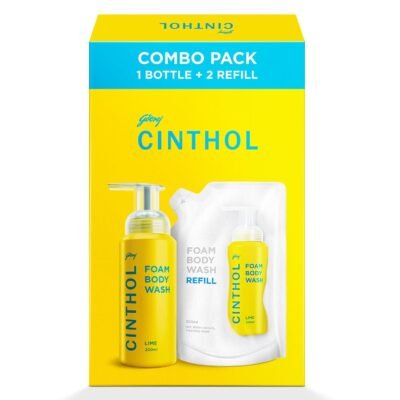 Cinthol Lime Foam Body Wash - Combi Pack