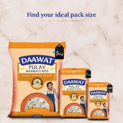 Daawat Pulav Basmati Rice 1Kg