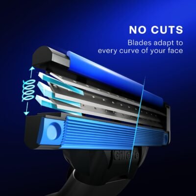 GILLETTE Mach 3 Shaving Razor + 2 Cartridges