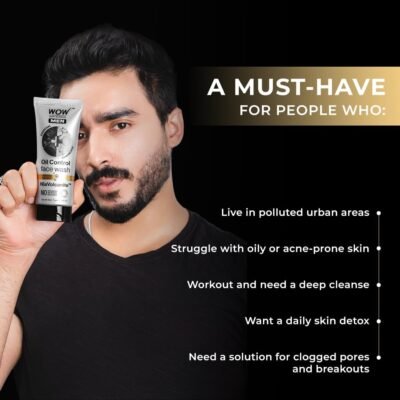 Oil-Control Face Wash for Men