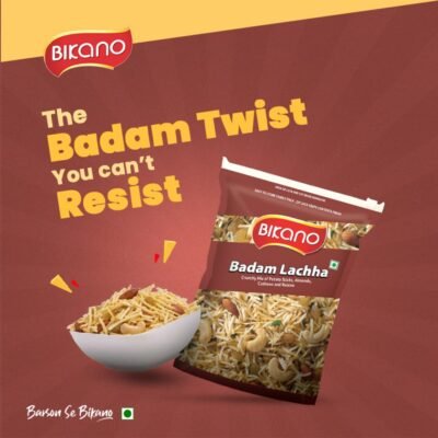 Bikano Badam Lachha - Nutty Cashews