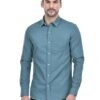 Numero Uno Men's Solid Turquoise Shirt