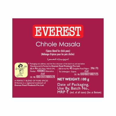 Everest Chhole Masala Powder, 100g