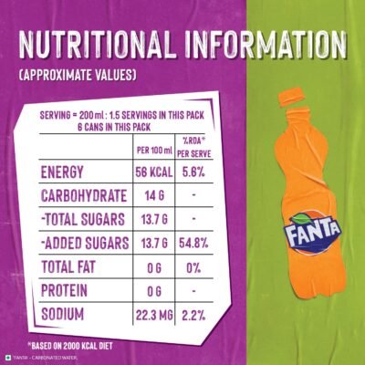 FANTA Orange-Flavored Cold Drink