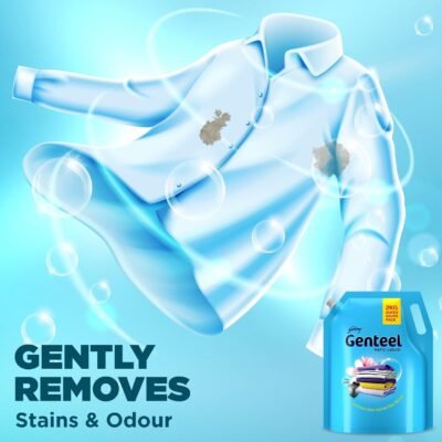 Genteel Matic Liquid Detergent Refill Pouch