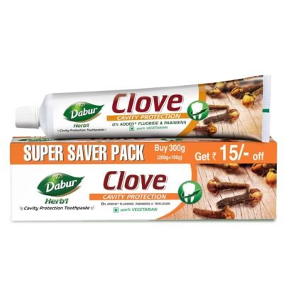 Dabur Herb'l Clove Toothpaste - Cavity Protection