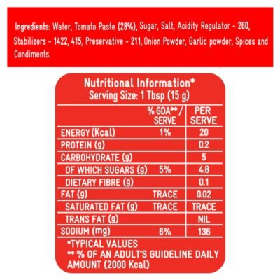 Kissan Fresh Tomato Ketchup