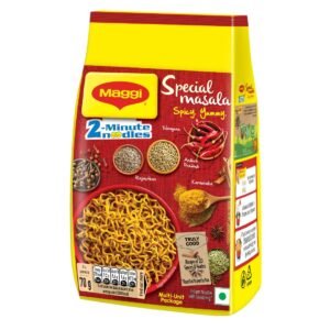 MAGGI 2-Minute Vegetarian Special Masala Pack of 12