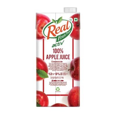 Real Active 100% Apple Juice - 1L