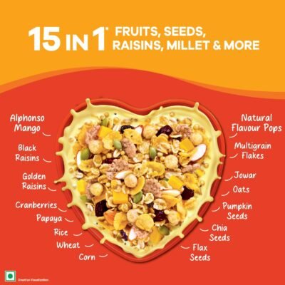 Saffola Muesli Mango Crunch - Limited Edition