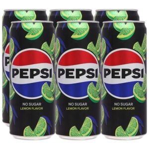 PEPSIS Lemon No Sugar Cans - Pack of 6