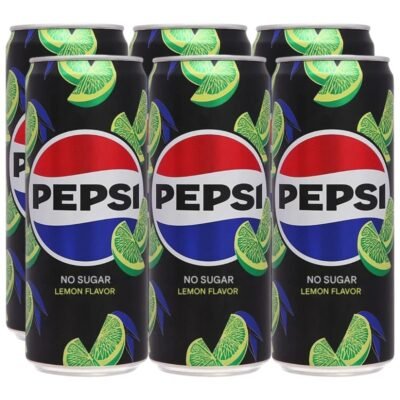 PEPSIS Lemon No Sugar Cans - Pack of 6