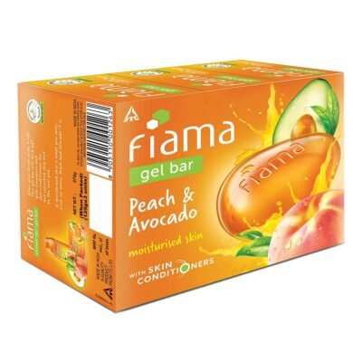 Fiama Gel Bar Peach and Avocado (Pack of 3)