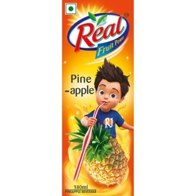 DABUR Real Pineapple Juice - 180 Ml Pack