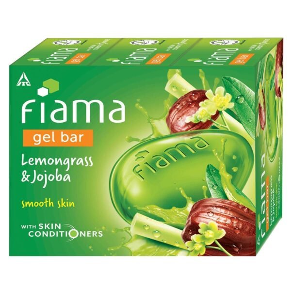 71ak3+q2paL._SL1200_ Fiama Gel Bar Lemongrass & Jojoba Soap - Pack of 3