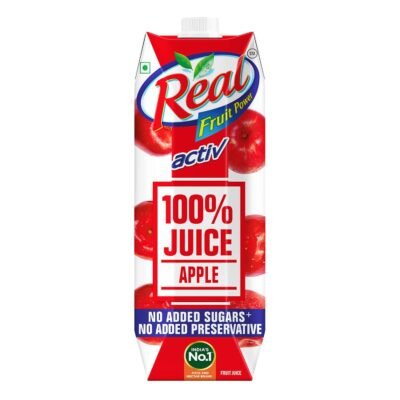 Real Active 100% Apple Juice - 1L