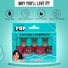 SUGAR POP 4-In-1 Matte Finish Nail Lacquer Kit
