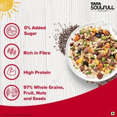 Tata Soulfull 0% Added Sugar Millet Muesli, 700g