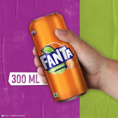 FANTA® Orange Flavored Drink - Pack of 6 Cans