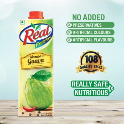 DABUR Real Masala Guava Fruit Nectar Juice - 1L
