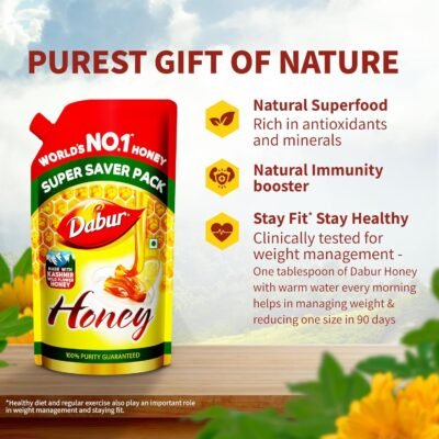 Dabur Honey - 750g Refill Pouch