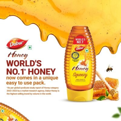Dabur Honey Squeezy Pack 800g - 100% Pure