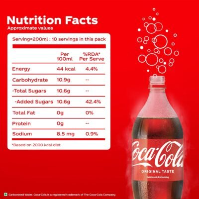 Coca-Cola Original Taste 2L Bottle