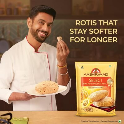 Aashirvaad Select Sharbati Atta, 5 kg