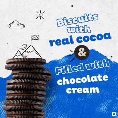 Cadbury Oreo Chocolate Flavour Crème Sandwich Biscuit, 41.75 Gm