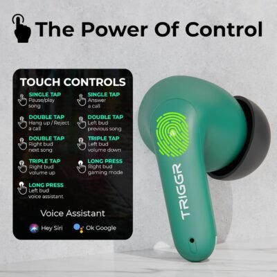 TRIGGR Ultrabuds N3 - Crisp Calling & 50H Playtime