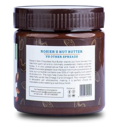 ROSIER Foods Dark Chocolate Nut Butter