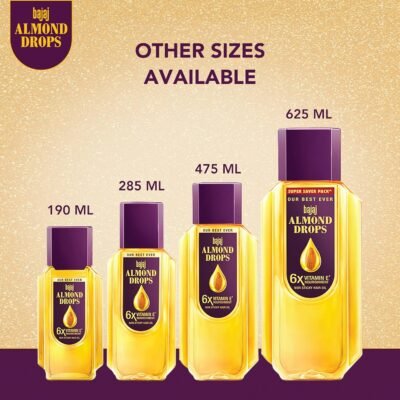Bajaj Almond Drops Hair Oil, 625ml